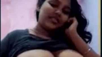 Busty Indian girl phone masturbation