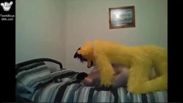 Unusual furry porn film