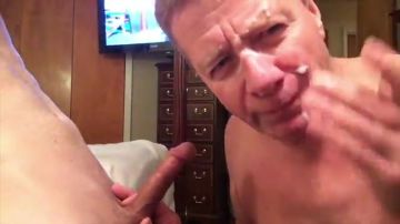 Compilation shows old men getting cunshot on faces