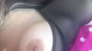 Boobs on display