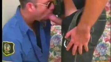 Biker and cop fucking