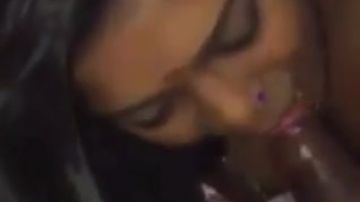 Indian babe working a big cock