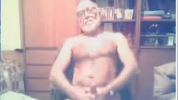 Old man masturbates on cam