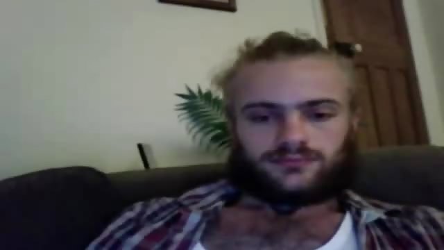 Bearded Man Jerking Off His Cock In Cam Show Porndroids